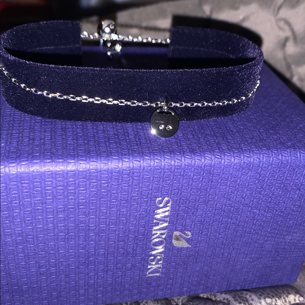 Swarovski Women Ginger Disc Chain Slide Bracelet